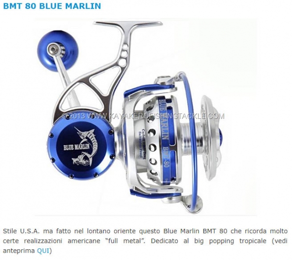 Our BMT80 reel in TOP 10 REELS of 2013