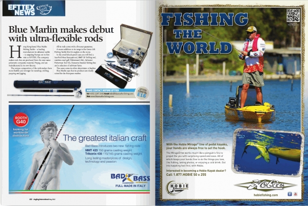In May issue of Angling International
