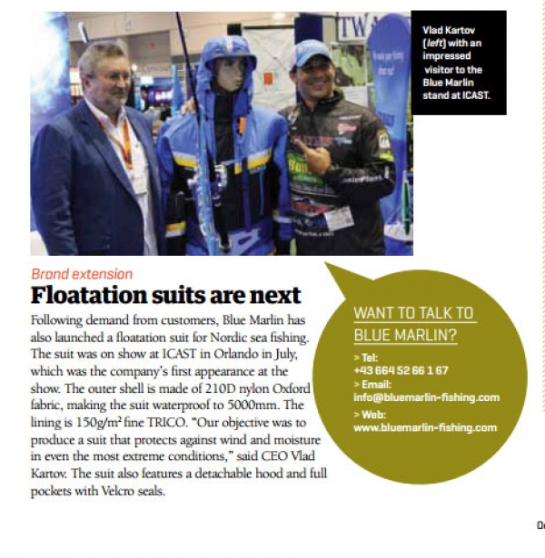 Floatation suits are next