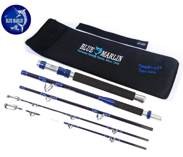 BLUE MARLIN 1804+ new model 2025, 30-50 LB Saltwater rod, working length: 180 cm, test 200 - 900 g, 54 cm folded