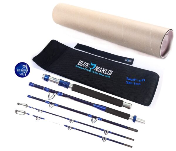 BLUE MARLIN 1804+ new model 2025, 30-50 LB Saltwater rod, working length: 180 cm, test 200 - 900 g, 54 cm folded - Image 2