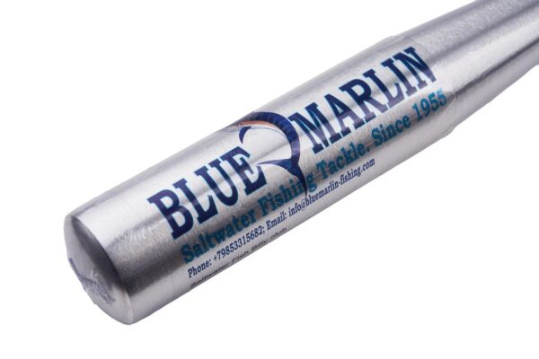 Blue Marlin baseball bat with built-in 500ml Fish Killer flask. Food grade aluminum. Color silver - Image 2