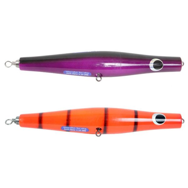 Popping lures Blue Marlin GT3 Orange striped 250 mm 165 gr - Image 2