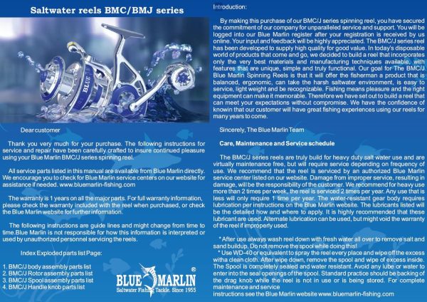 A set of BMJ70 Jigging reels and Blue Marlin rods to choose from! - Image 7
